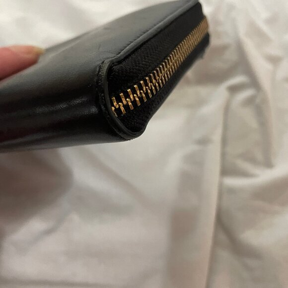 KATE SPADE Haute Stuff Piñata Llama Lacey Zip Around Leather Clutch Wallet READ - Picture 5 of 16